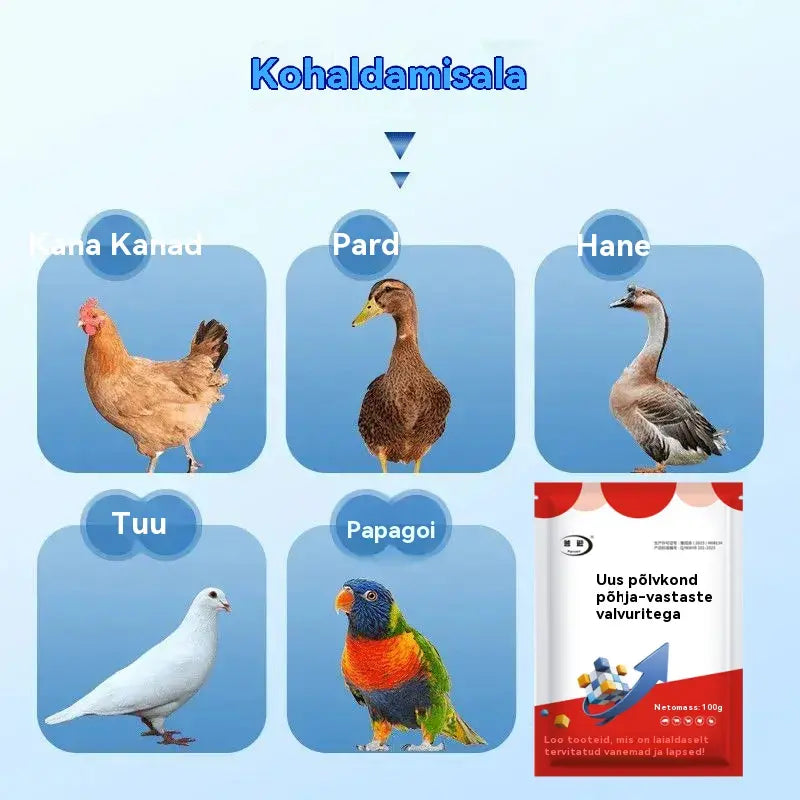 🐔【Osta 1, saa 1 tasuta】🐓Veterinaarne mikroelementide toidulisand nokkimise vastu, sobib kanadele, partidele, hanedele ja neile 🐣, kes nokivad ventilatsiooniava, sulgi või mune.