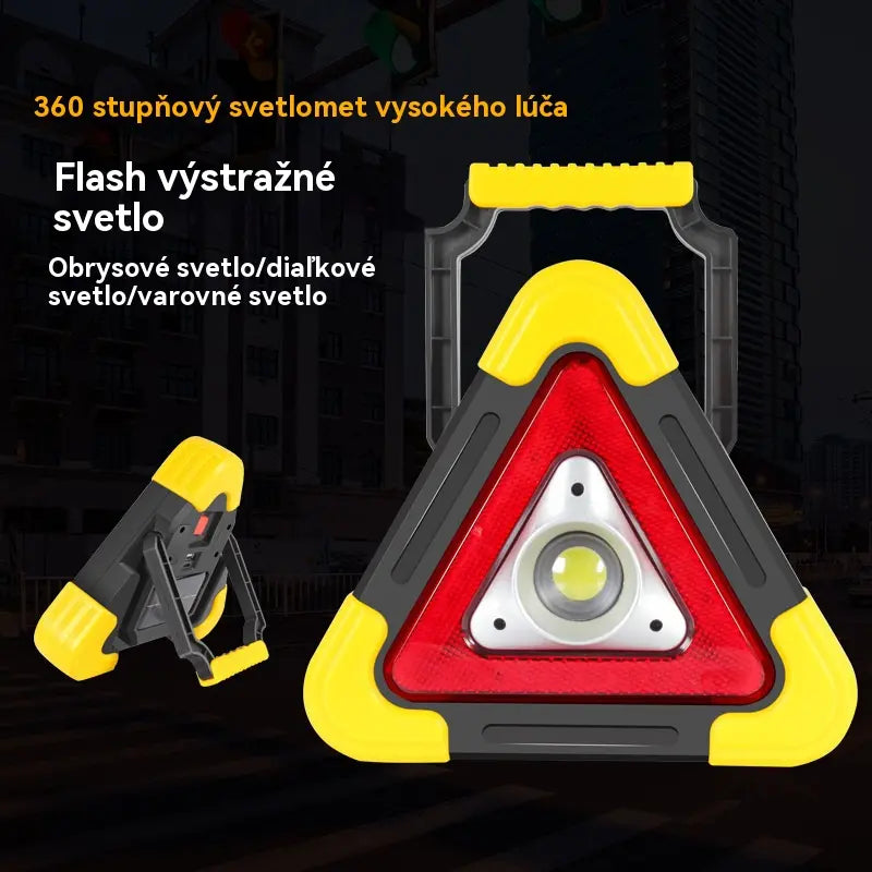 🔥Nový produkt 2026🔥Solárne núdzové trojuholníkové výstražné svetlo tri v jednom