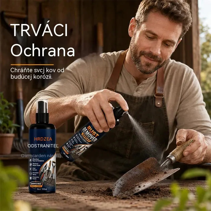 🔥Výpredaj 50% ZĽAVA🔥 Sprej na odstraňovanie hrdze z kovu – Pomáha rozpúšťať hrdzu, 100 ml, na železo a oceľ 🔧