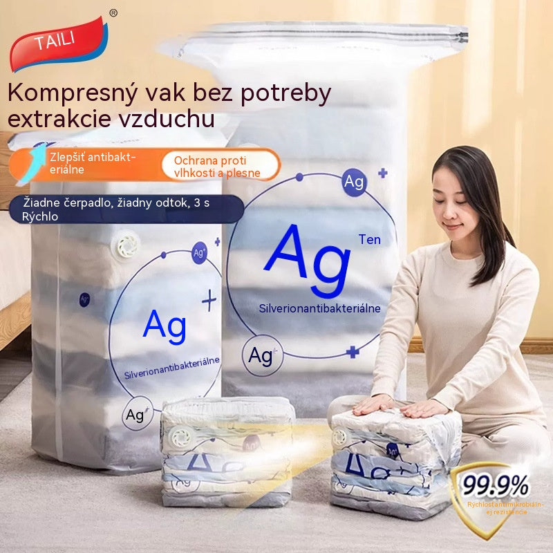 🧳 5 položiek len za 27 € 💨 Veľké stlačiteľné vákuové úložné vrecká: Nie je potrebné žiadne vzduchové čerpadlo, nepriepustné, ideálne na úsporu miesta v kufri a doma ✈️