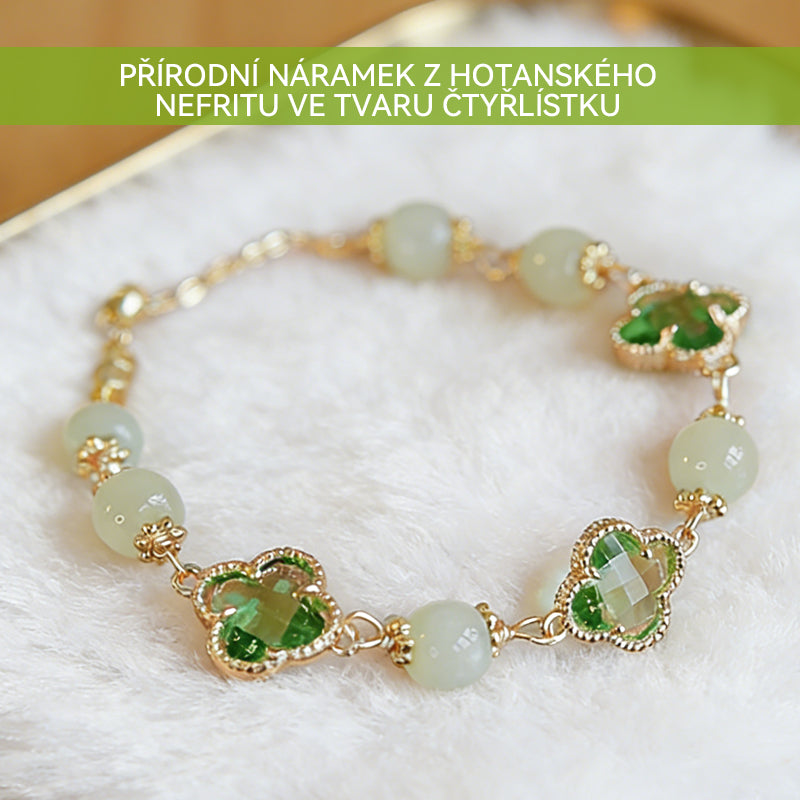 💎【Kúpte 1,dostanete 1 zadarmo】🍀Náramok so šťastným štvorlístkom