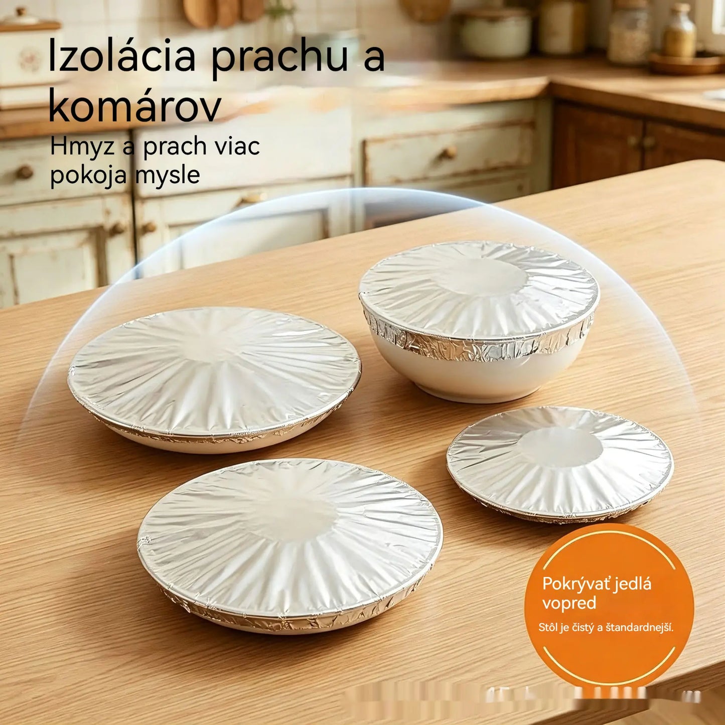 📢📢 ZĽAVA 50%!⏰【100 kusov】 Izolačný kryt z hliníkovej fólie