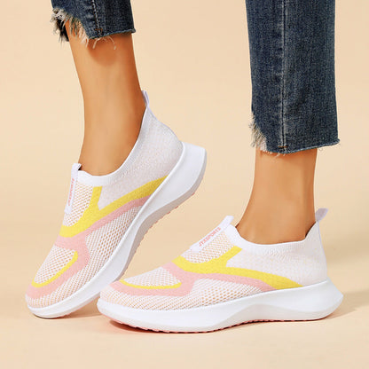 👟 Vkročte do sveta ľahkého pohodlia – Dámske priedušné nazúvacie tenisky s polstrovanou podrážkou 💨