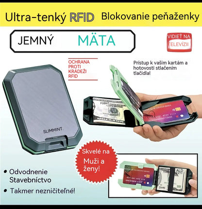 🔥Inteligentná peňaženka s RFID ochranou proti krádeži: Štýlový, ľahký a bezpečný dizajn pre vaše karty a hotovosť