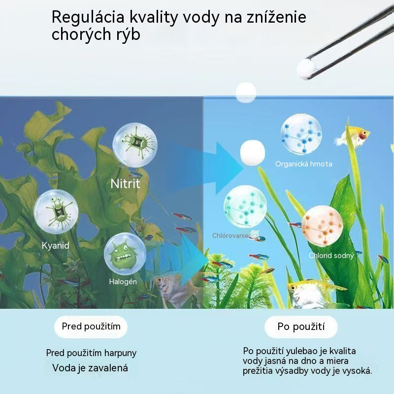 🐟【300 tabliet】Kúpte 1 a získajte 1 zadarmo💧 Šumivé tablety na čistenie akváriovej a jazierkovej vody, okysličovacie tablety do akvária 🔥