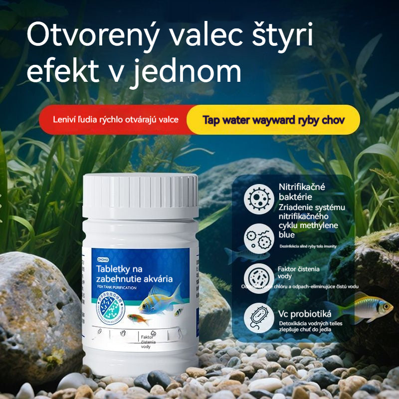 🐟【Kúpte 1 a získajte 1 zadarmo】💧 Šumivé tablety na čistenie akváriovej a jazierkovej vody🔥