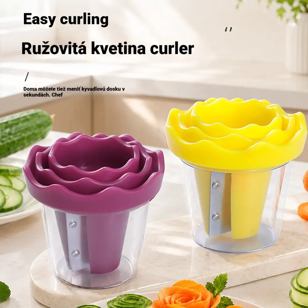 🥬🍜【Kúpte1, dostanete 1 zadarmo】🌹Kuchynský škrabák/krúžkovač v tvare ruže