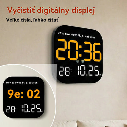 Digitálne hodiny pre domáce aj kancelárske použitie – jemne sa zobuďte a rozlúčte sa s otravnými budíkmi!