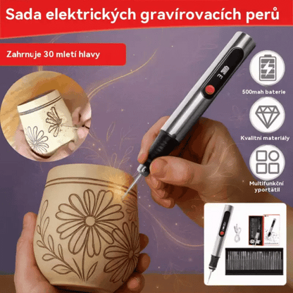 Súprava bezdrôtového precízneho gravírovacieho pera