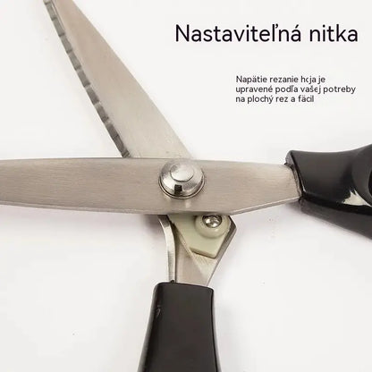 Nožnice z nehrdzavejúcej ocele s cikcakom