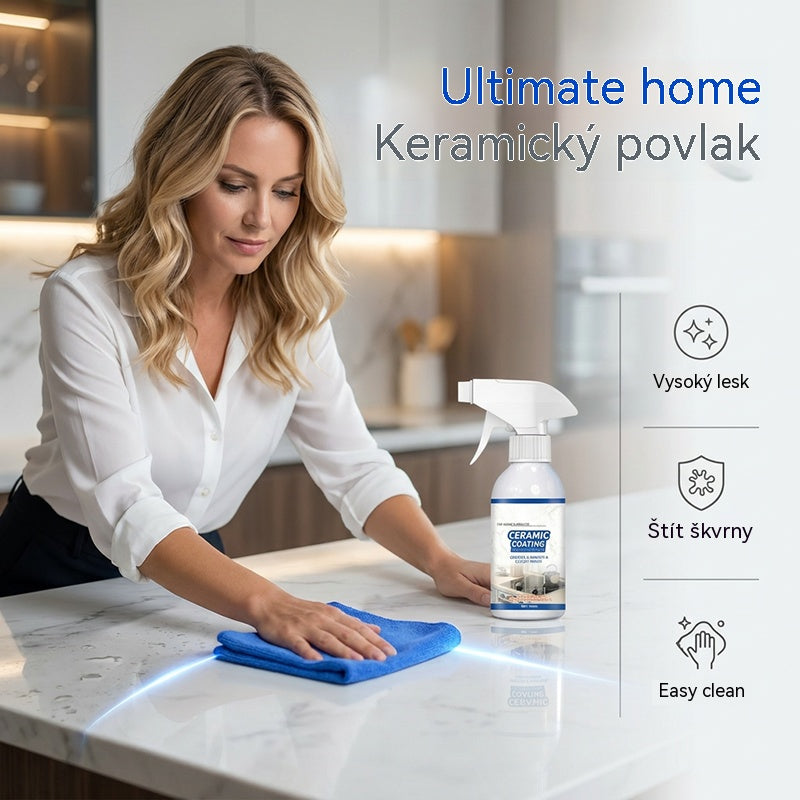 Chráňte a lesknite – Keramický náter v spreji do kúpeľne a kuchyne