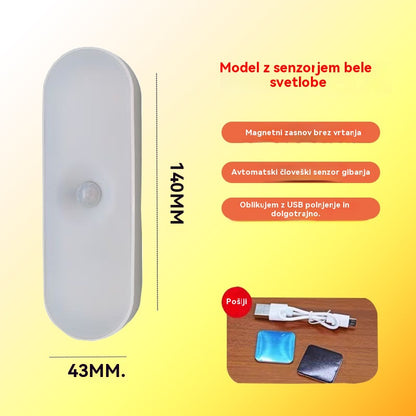 【Kupite 3 kose in dobite 3 brezplačno】🏡💡Pametna LED luč z zaznavanjem človeškega telesa, enostavna za polnjenje in praktična