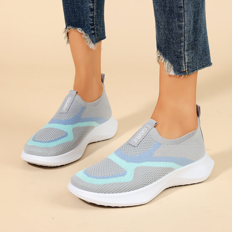 👟 Vkročte do sveta ľahkého pohodlia – Dámske priedušné nazúvacie tenisky s polstrovanou podrážkou 💨