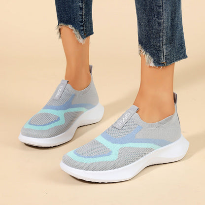 👟 Vkročte do sveta ľahkého pohodlia – Dámske priedušné nazúvacie tenisky s polstrovanou podrážkou 💨