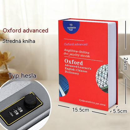 🔐📚【24*15.5*5.5cm】Skrytý trezor v podobe knihy – tajná schránka v podobe slovníka s číselným zámkom