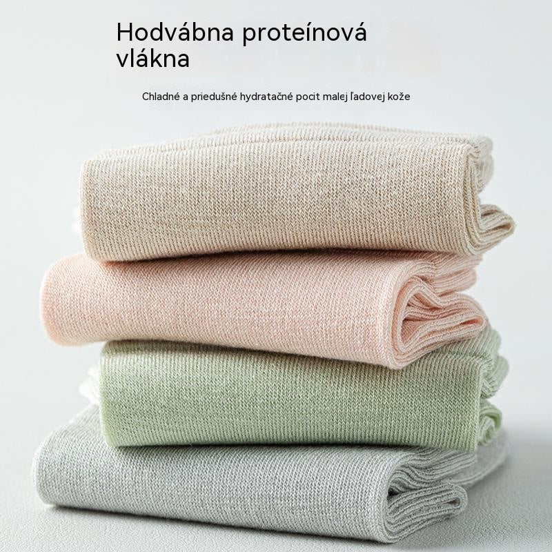 【7 párov】🧦Dámske krátke ponožky, sieťované, priedušné, bavlnené ponožky odolné voči zápachu