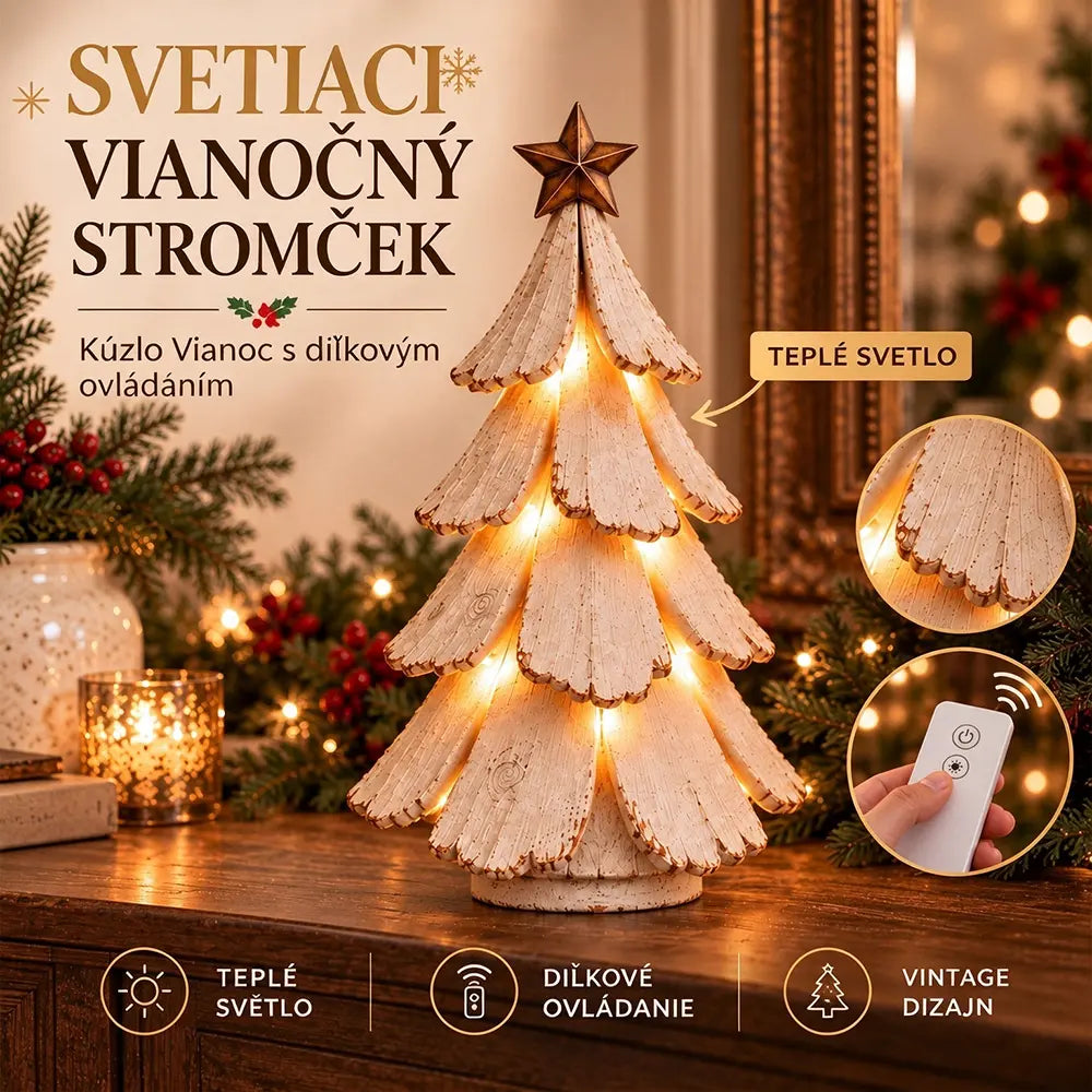 🎄✨Svietiaca vianočná dekorácia – stolová figúrka strážcu