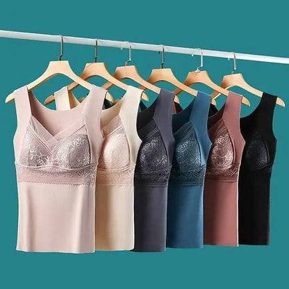 🔥Kupi 1, prejmi 1 brezplačno❤️【L-4XL】Čipkast nedrček z majico in čudovitim dizajnom hrbta; učinkovito dviguje in zbira prsi ter preprečuje povešanje ✅