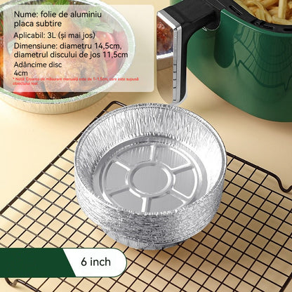 🍲🔥【Balenie 10 kusov】Alobalové misky do rúry a fritézy, rôzne veľkosti, opakovane použiteľné