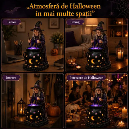 🧙🎃Halloweenská socha čarodejníckeho kotla
