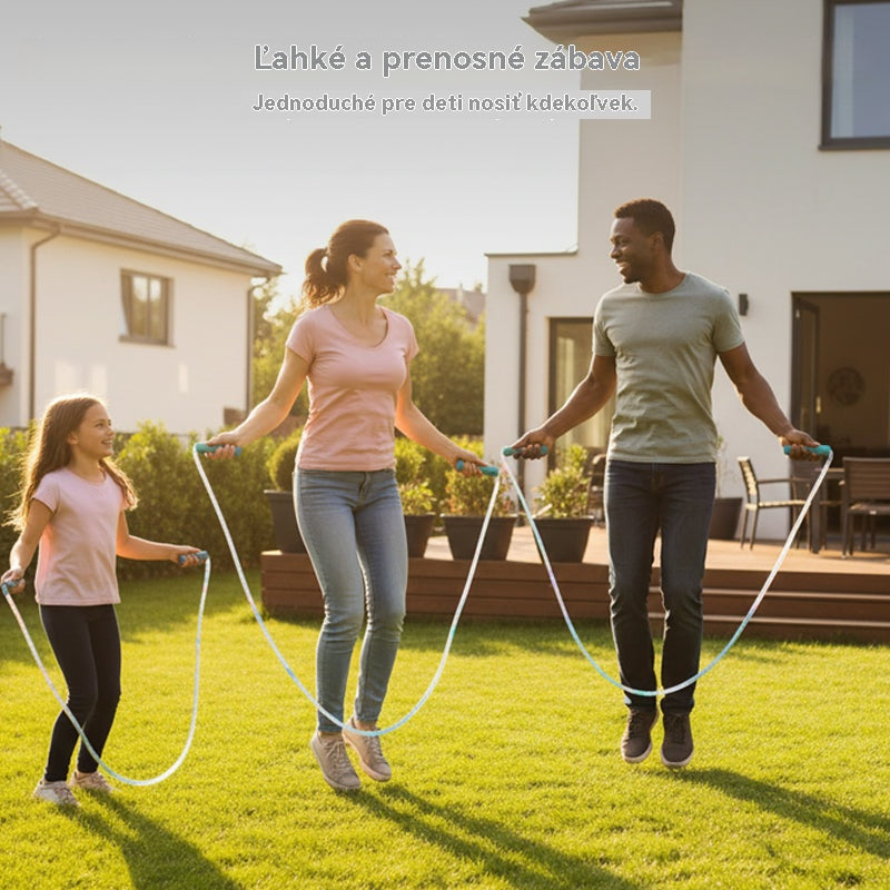 🏃【Kúpte 1, získajte 1 zadarmo】🌈 LED svietiace švihadlo pre deti