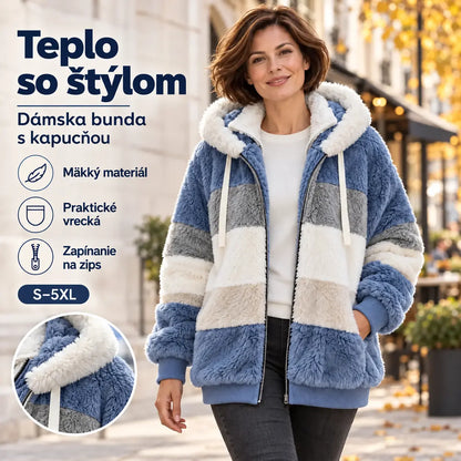 🔥 Posledný deň – zľava 50 % ❄️【S–5XL】Nový dámsky teplý kabát 2026, so zosilnenou plyšovou podšívkou a kontrastným dizajnom ✅ Platba na dobierku
