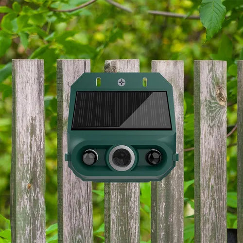 【30%OFF】🔥Repelente solar ultrasónico para animales para exteriores: puede ahuyentar pájaros y animales.