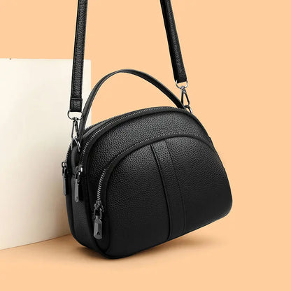 👜🎖️✨Dámska jedno ramenná taška z jednobarevnej kože