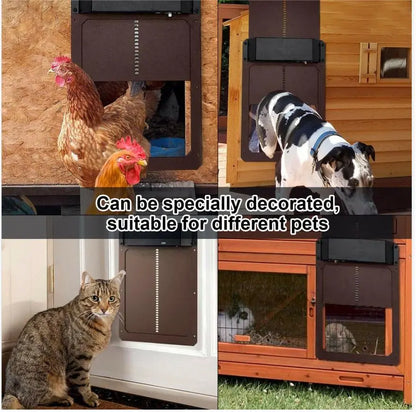 🐓Časovo obmedzená ponuka! 🔥 Automatické dvere kurníka so svetelným senzorom.