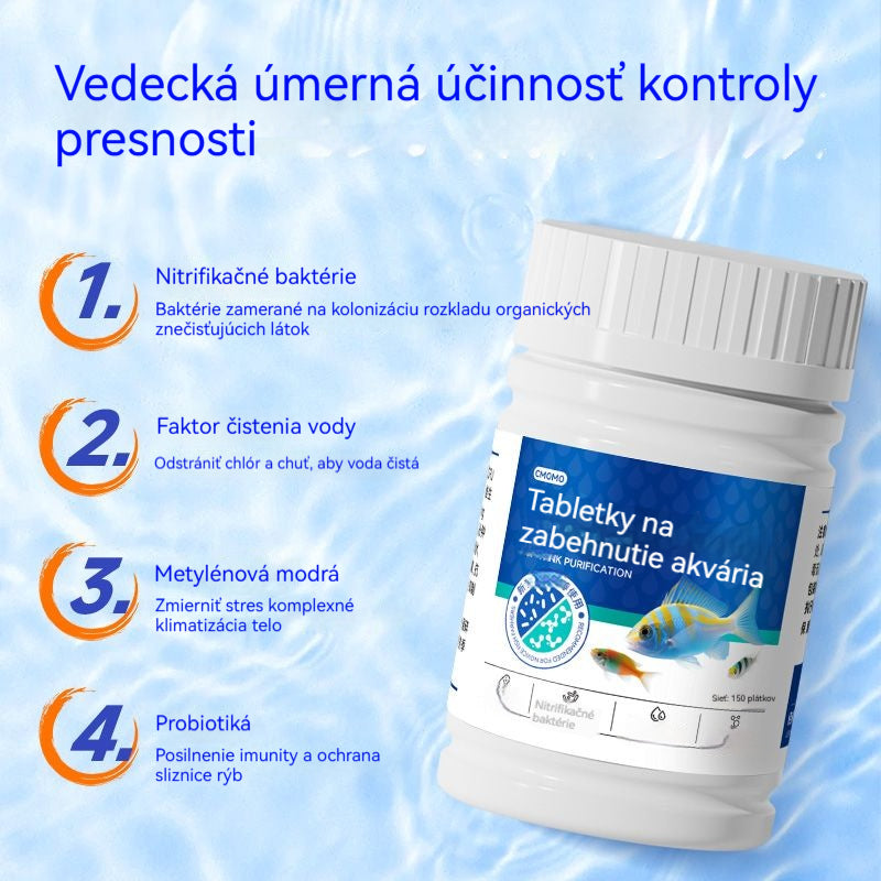 🐟【Kúpte 1 a získajte 1 zadarmo】💧 Šumivé tablety na čistenie akváriovej a jazierkovej vody🔥