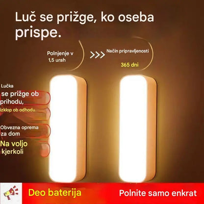 【Kupite 3 kose in dobite 3 brezplačno】🏡💡Pametna LED luč z zaznavanjem človeškega telesa, enostavna za polnjenje in praktična