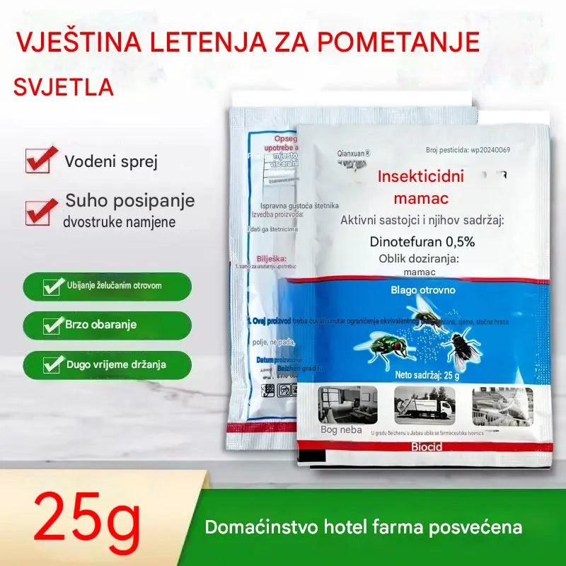【30%OFF】【10 pakiranja】🦟 Posebno dizajnirano za suzbijanje komaraca i muha na farmama, jedno pakiranje ubija buhe/skakavce/žohare/muhe/komarce!