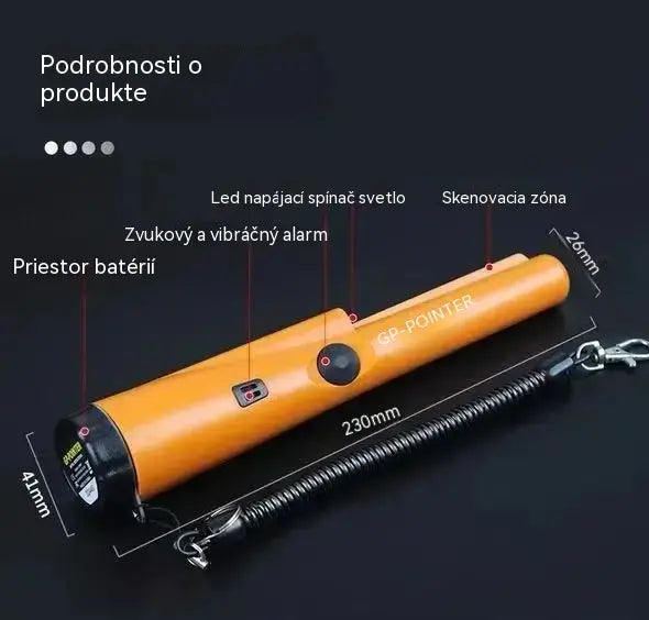 🔎⛏️Prenosný detektor kovov