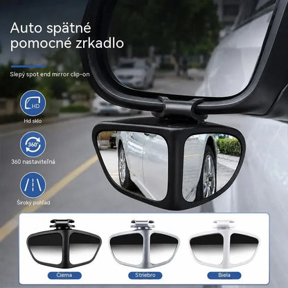 【2 položky】⏰ KÚPTE 1, DOSTANETE 1 ZADARMO 🔥 🚗 360° širokouhlé spätné zrkadlo s monitorovaním mŕtveho uhla