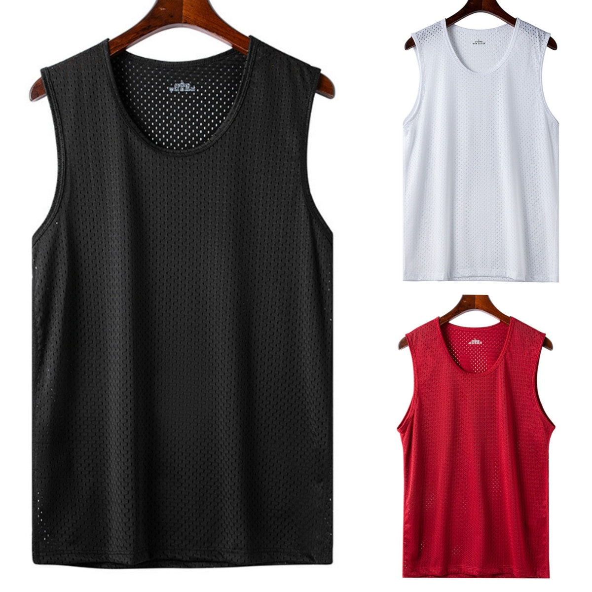 👕【Set od tri dijela】Muške ležerne majice kratkih rukava, izrađene od hladne svilene tkanine ✅ Lagane, prozračne i brzosušeće