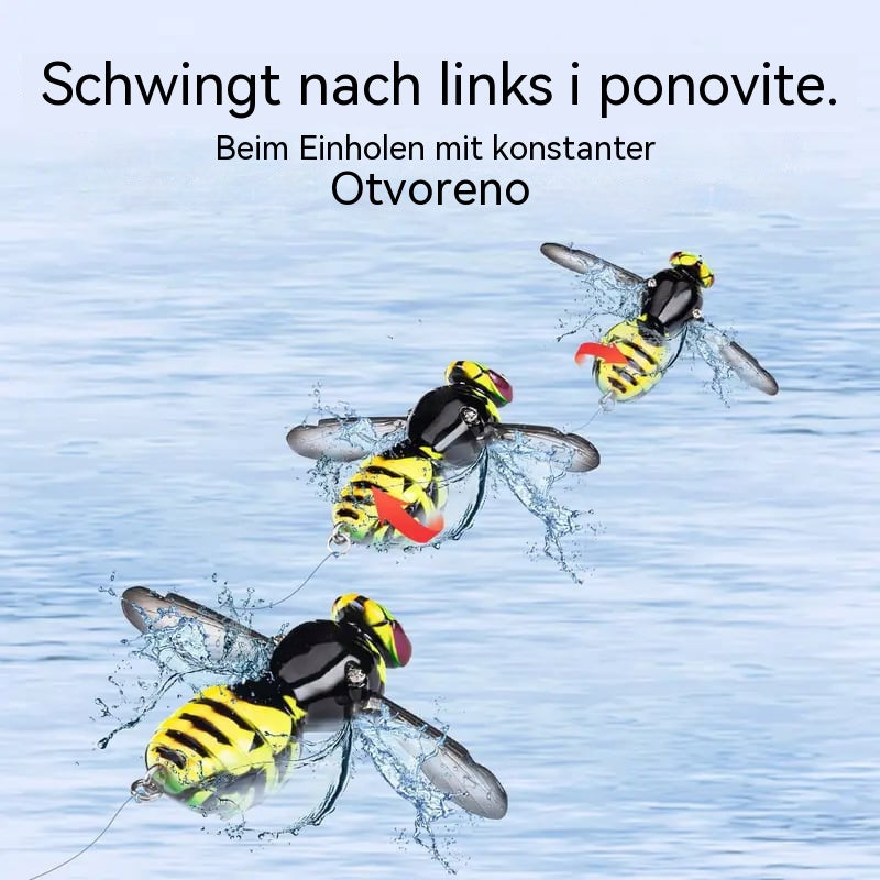【Kupite 1, dobijte 1 gratis】🐟Smrtonosno iskušenje🐝 Bionički površinski mamac za ose 🔥 Izaziva eksplozivne i nasilne udarce na površini!