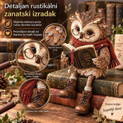 💥 50% popusta samo na ograničeno vrijeme! 🦉 Preslatka figurica sove koja čita