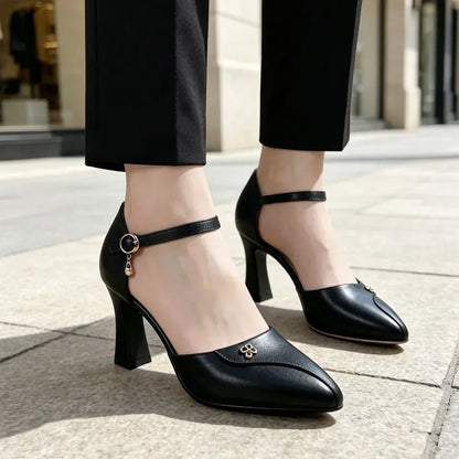 Elegantné sandále na vysokom podpätku, nový a módny model