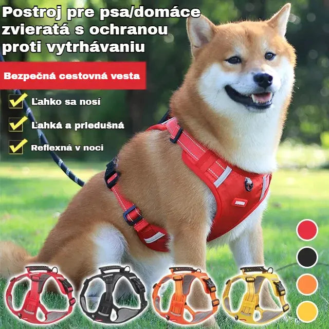 🐶【5–30 kg】Postroj pre psov, proti ťahaniu, pre domáce zvieratá.