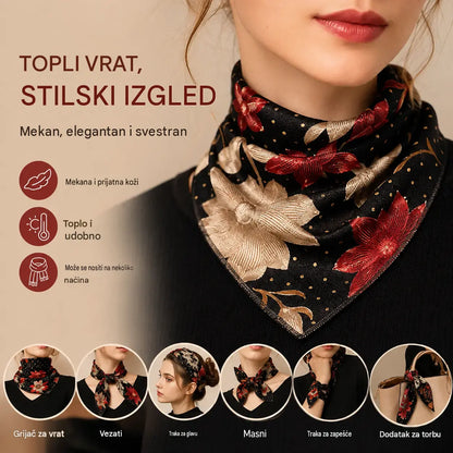 🔥Zimski novi 🔥💟【Set od 4 dijela】Topli, elegantni i svestrani trokutasti šal