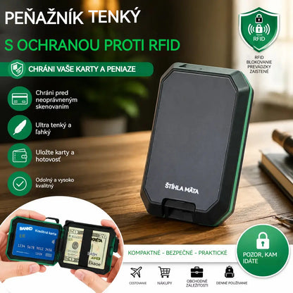 🔥Inteligentná peňaženka s RFID ochranou proti krádeži: Štýlový, ľahký a bezpečný dizajn pre vaše karty a hotovosť