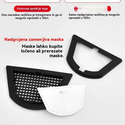 🔥Najbolj priljubljena 【50 % popust】💥2026 Prozorna maska visoke ločljivosti, udobna, zračna in odporna proti rosenju.
