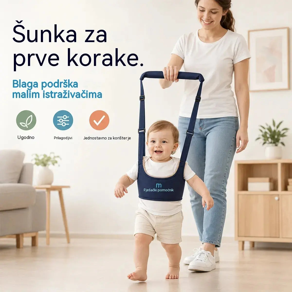 Nosiljka za bebe 2 u 1 – prozračna, ergonomska i otporna na padove 👶🚼