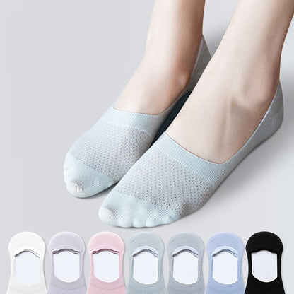 💙✨【1 sada za 7 párov】🧦 Dámske letné tenké sieťované priedušné ponožky
