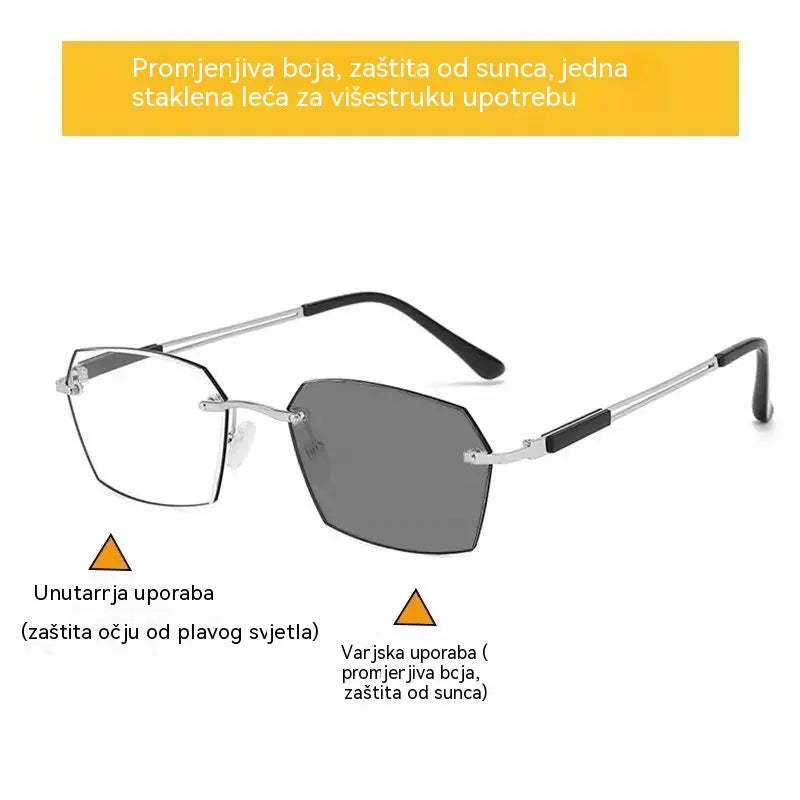 ✨🕶Nove pametne fotokromatske naočale za čitanje za muškarce i žene, naočale koje blokiraju plavo svjetlo