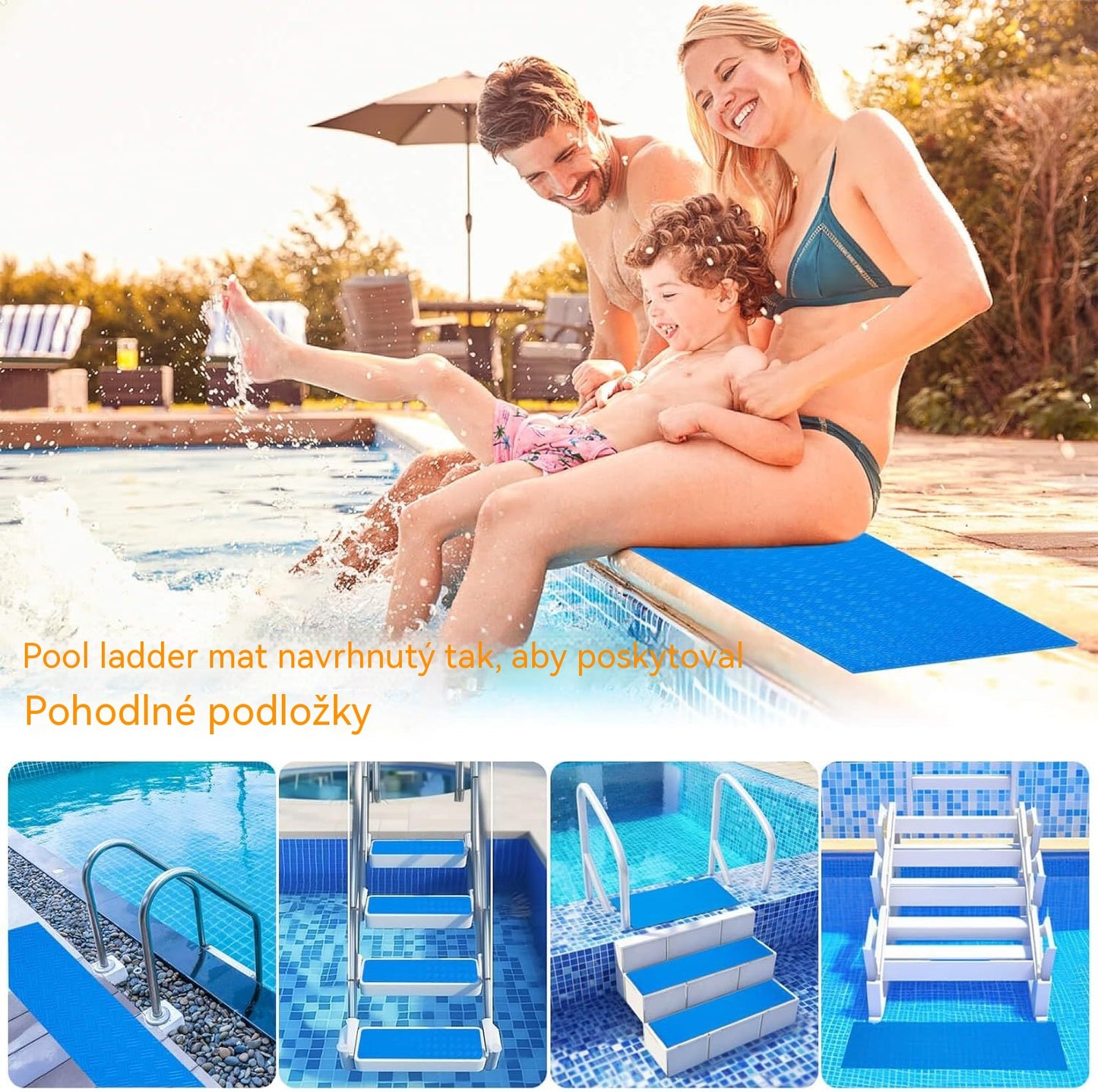 💦Prémiová podložka k bazénovému rebríku