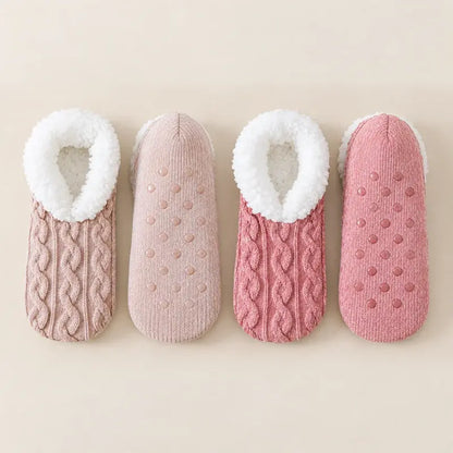 🔥🧦Silikónové protišmykové skrútené podlahové ponožky