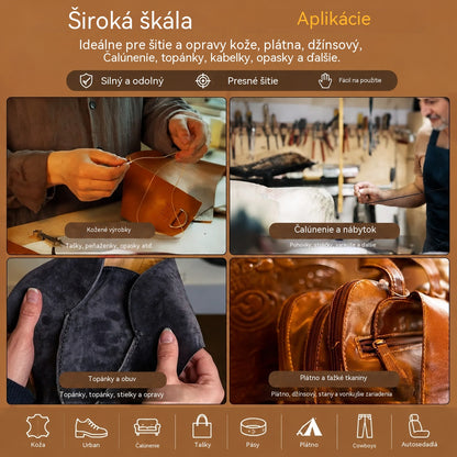 🧵【Kúp 1 a získaj 1 zadarmo】👞 Sada vymeniteľných šijacích ihiel 5 v 1 – profesionálna sada náradia na opravu obuvi a spracovanie kože 🛠️✨