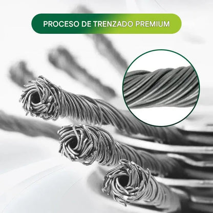 🔥✨【Compra 1 y llévate 1 gratis：2 piezas】🔥 Cabezal de corte reemplazable para cortacésped/desbrozadora - cabezal de corte de acero para cortar césped 🌿✂️⚙️