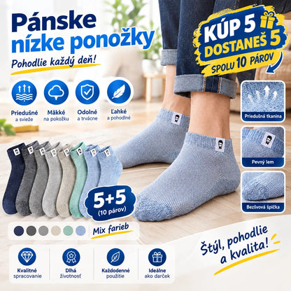 10 párov za 20 eur🔥⚡🧦Pánske priedušné antibakteriálne a zápachu odolné ponožky